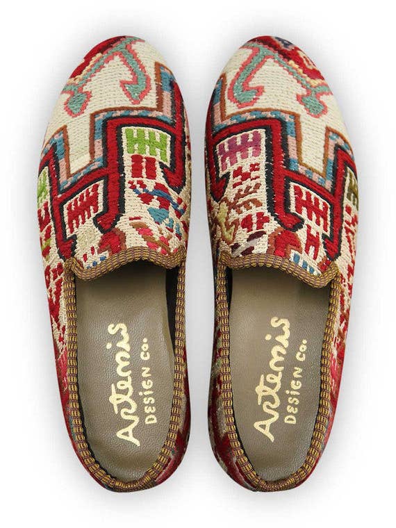 Sumak Kilim Loafers til mænd - Størrelse 9 for engroshandel hos Artemis Design Co.