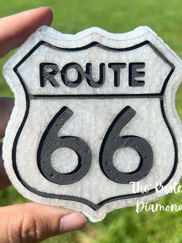 Route 66 Freshie for wholesale by The Rusted Diamond