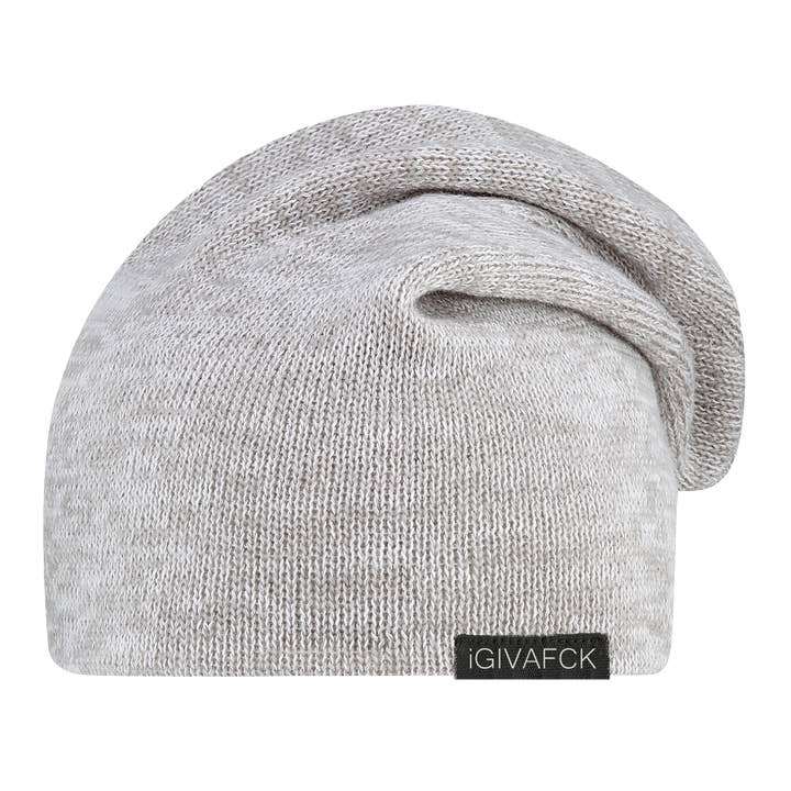 Igivack Slouchy Toque. Grigio marl per la vendita all'ingrosso da parte di Tenfed