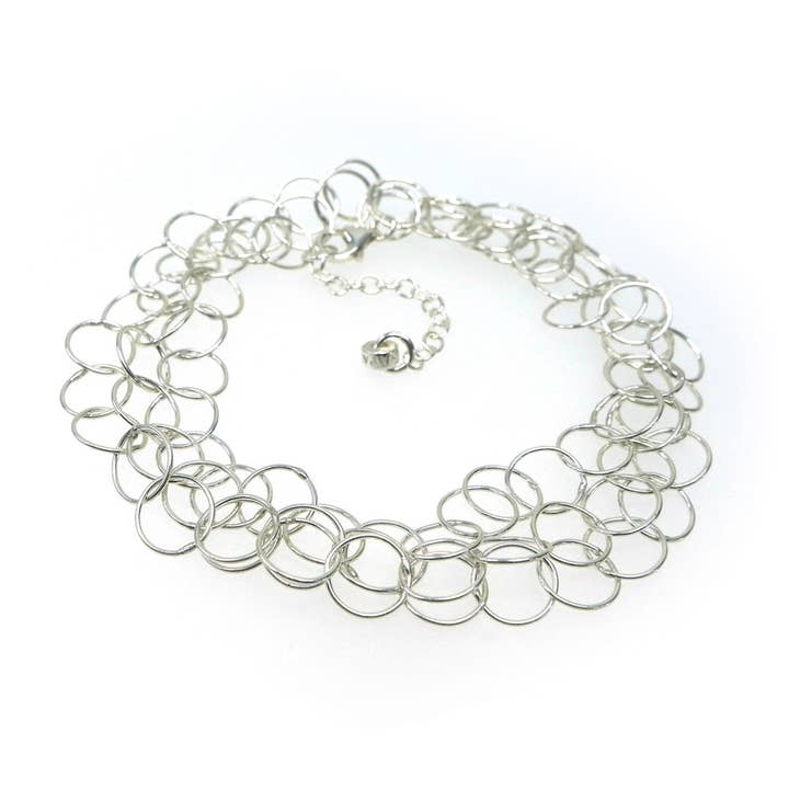 Annabella Moore - Wholesale Link & Chain Bracelet - NSB31 : Pure Silver Bracelet