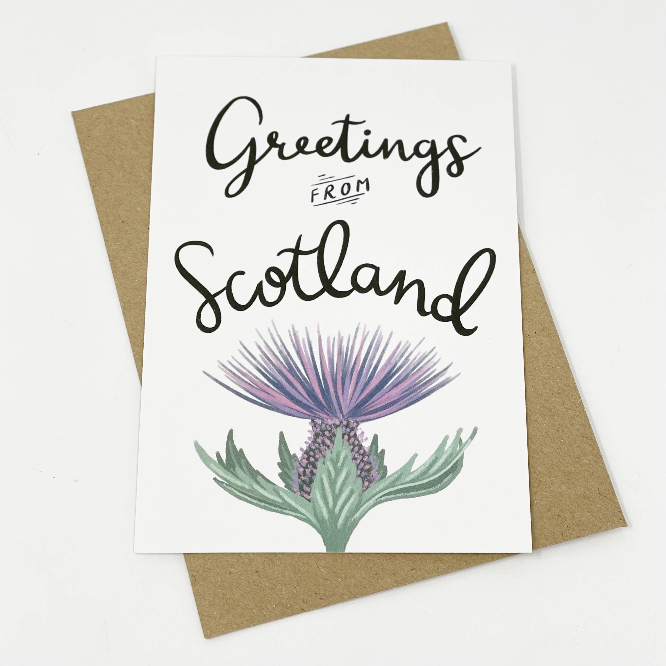 Lomond Paper Co – wholesale Everyday greeting card – Greetings from Scotland4