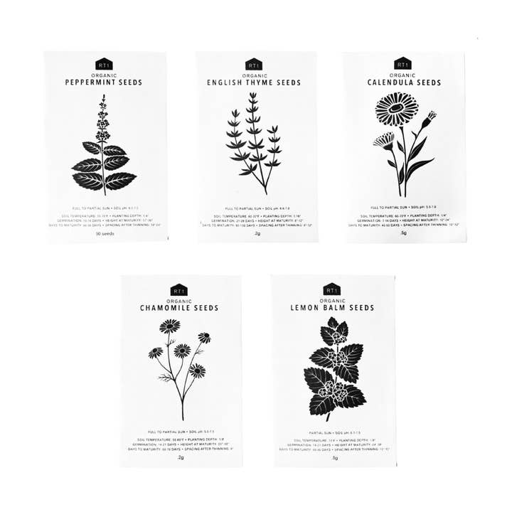 RT1home – wholesale Frön – TE ÖRTFRÖN - FÖRPACKNING MED 50