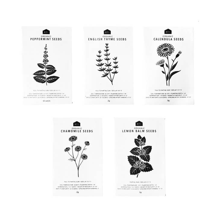 RT1home - Wholesale Plant Seeds - TEA HERB SEEDS - PACK OF 5