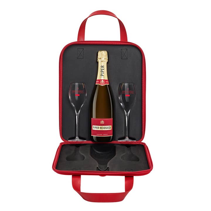 LuxFood-Shop - Wholesale Champagne/Sparkling Wine - Champagne PIPER-HEIDSIECK TRAVEL FLUTE GIFT SET, CUVÉE BRUT1