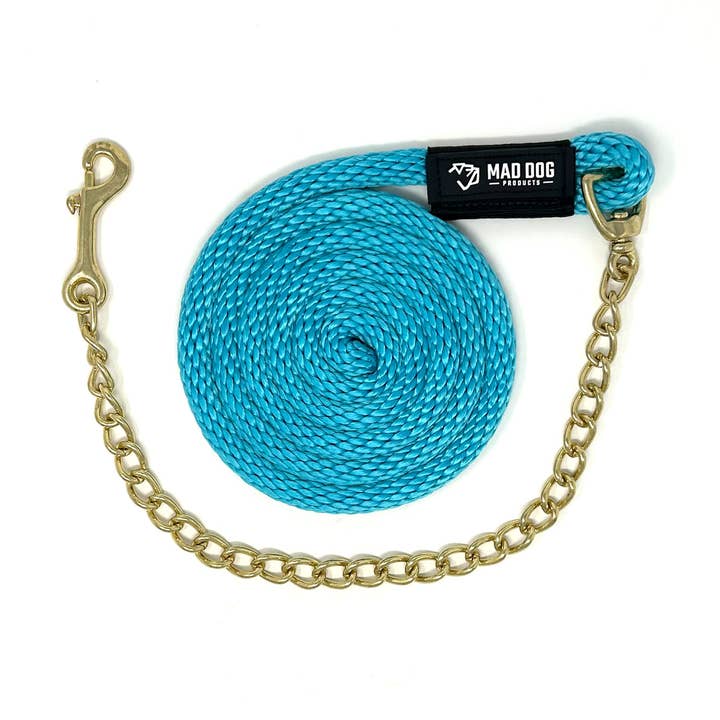 Longe pour cheval avec chaîne de 24" - Signature pour la vente par Mad Dog Products