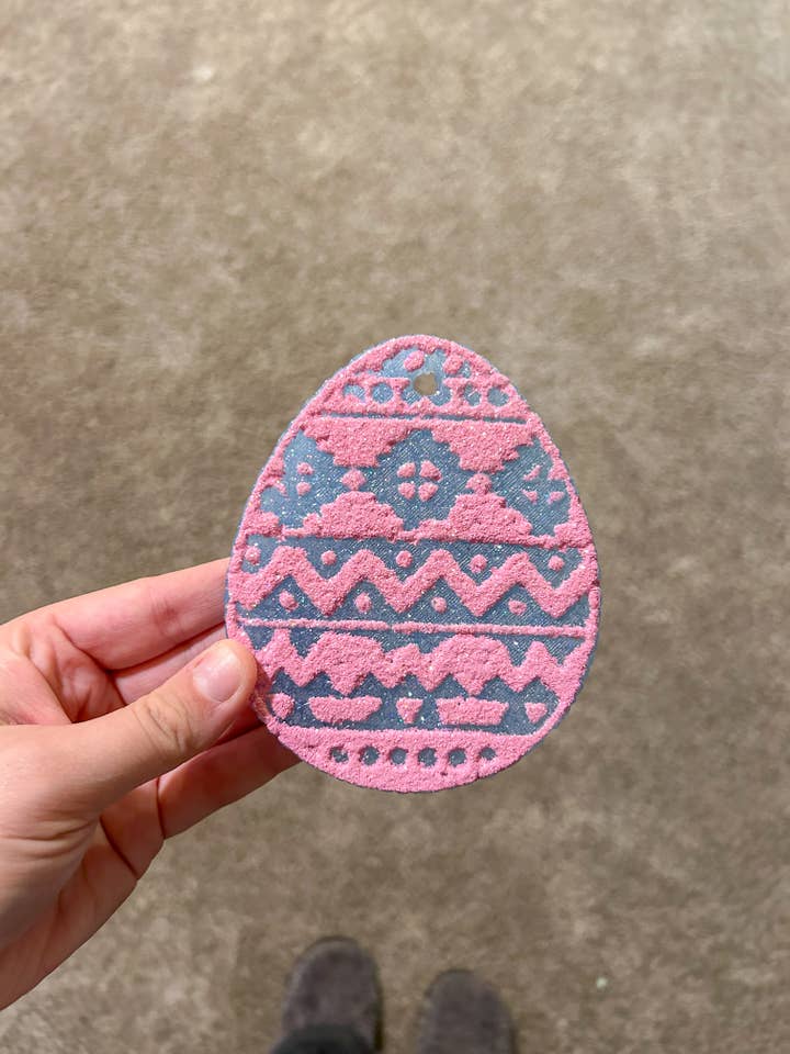 Aztec Easter Egg Car Freshie for wholesale by Within The Wildflowers