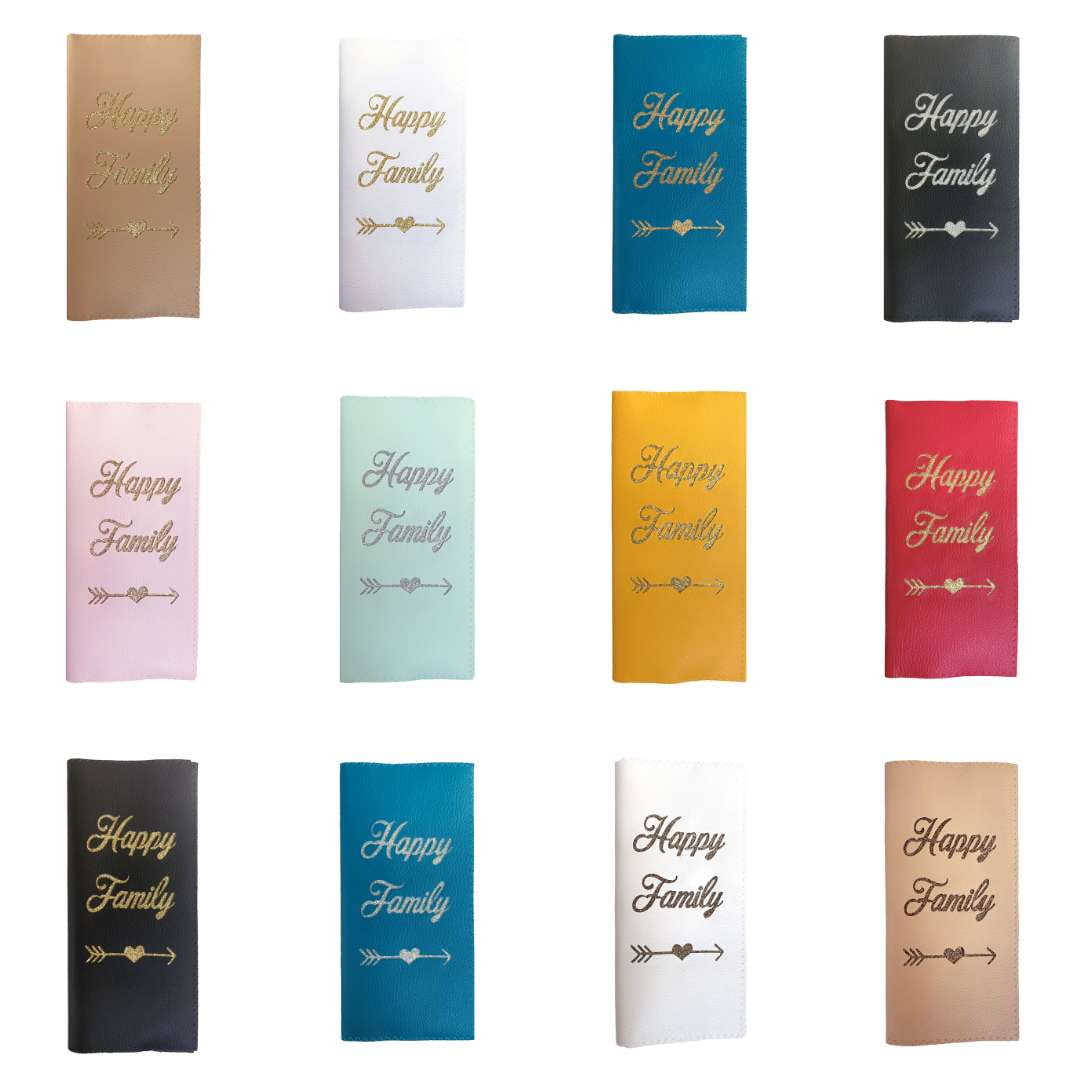 Crapaud Chou - Wholesale Book Cover - Happy Family Handmade Family Booklet Cover0