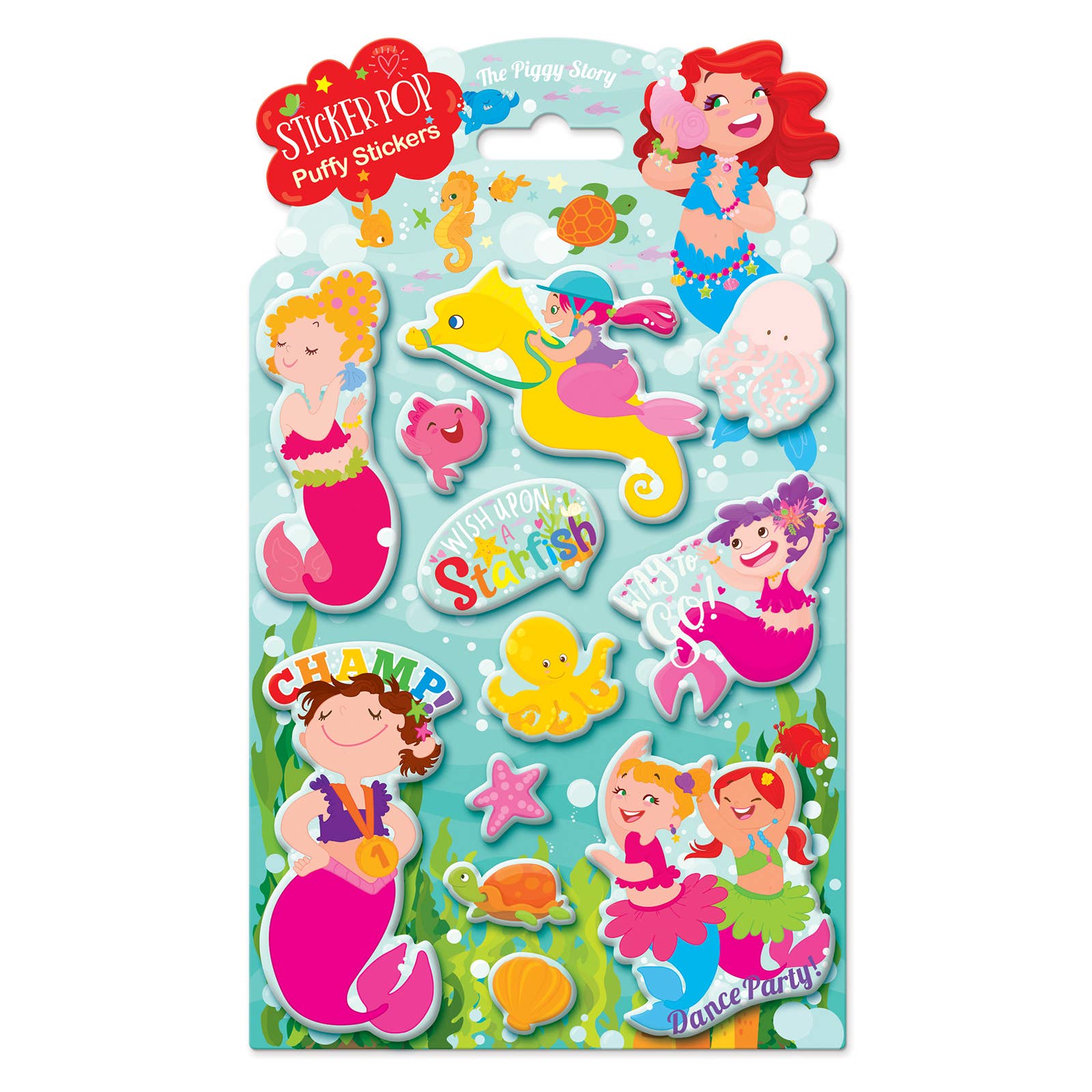 Girl Nation - Wholesale Art Set - Kids & Baby - Mermaid 3 Piece Gift Pack | Activity Book, Crayons, Stickers5