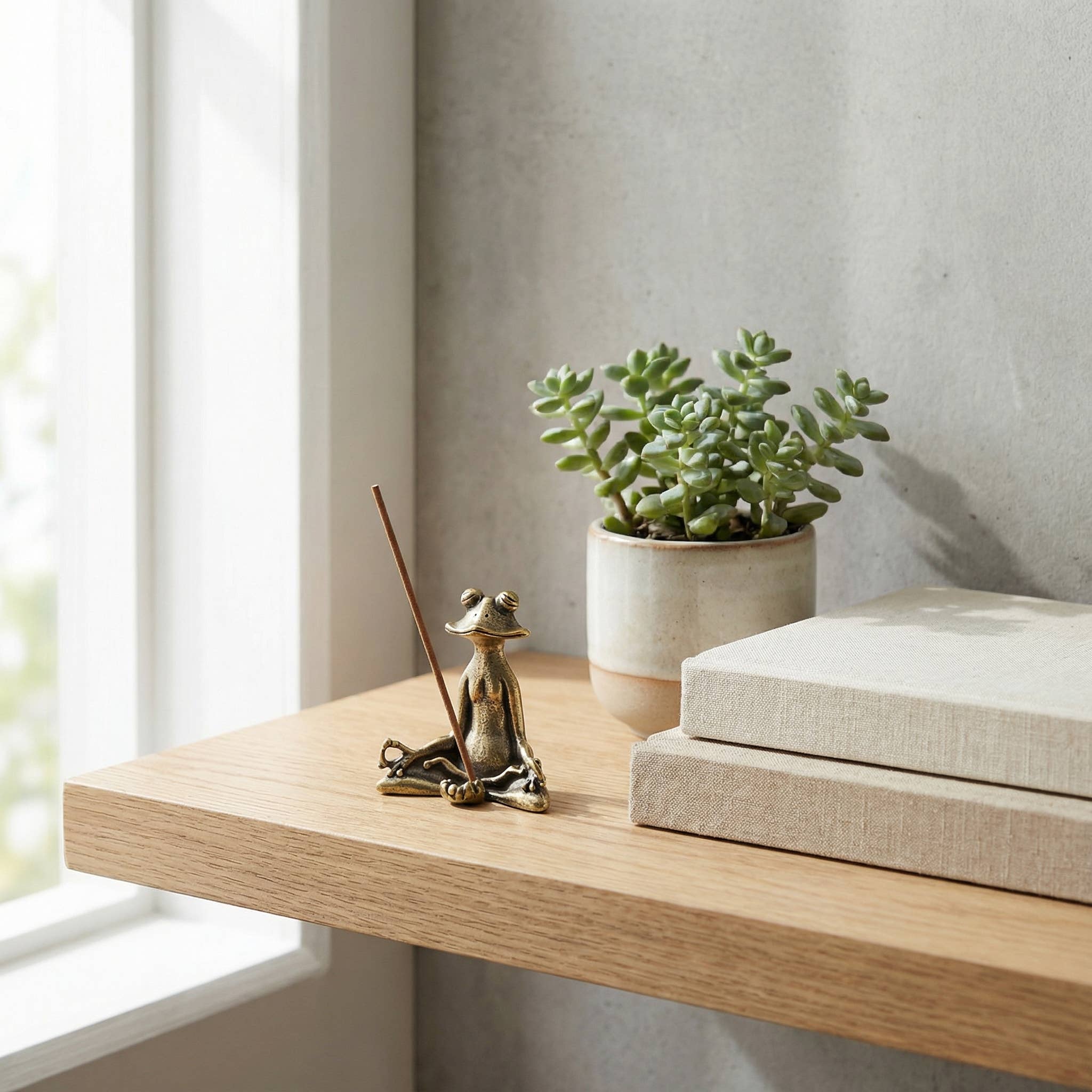 Kiyo Home - Wholesale Incense Holder - Zen Incense Frog2