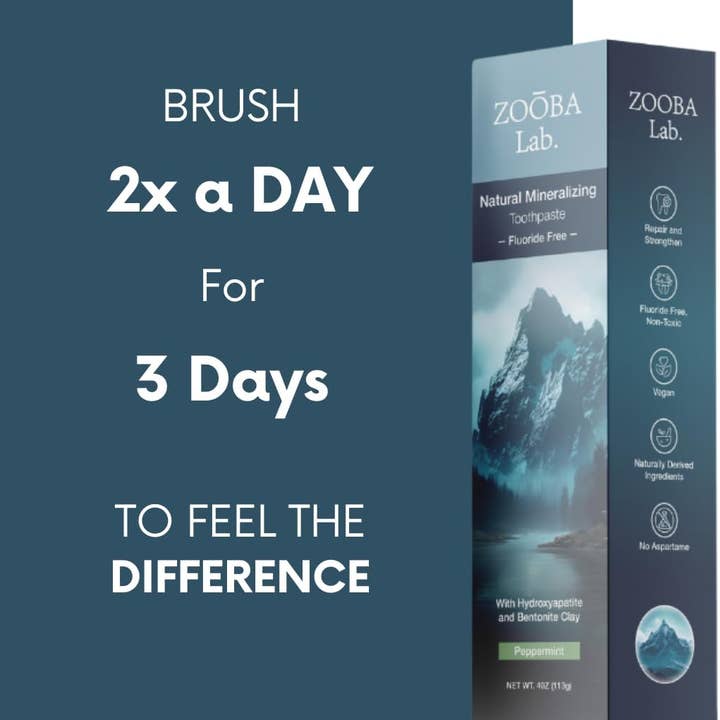 ZOÅŒBA Lab. - Wholesale Toothpaste - ZOOBA Lab Natural Fluoride-Free Mineralizing Toothpaste