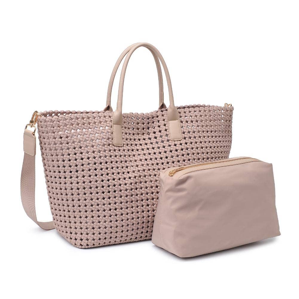 Sol and Selene - Vendita all'ingrosso Borsa tote - Donna - Borsa Grande Intrecciata a Mano Solstice14