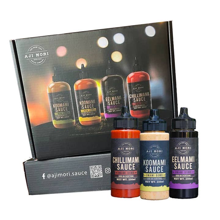 Aji Mori Gift Set (3 Bottles in Gift Box) for wholesale by The Bucko Store