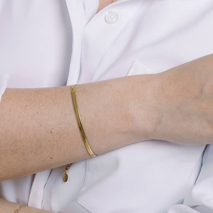 Snake Bracelet - Gold for wholesale on Faire3