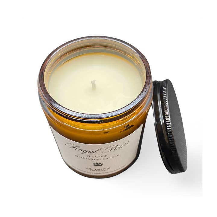 Royal Paws Club - Wholesale Jar/Filled Candle - Scented Pet Odor Eliminating Candle1