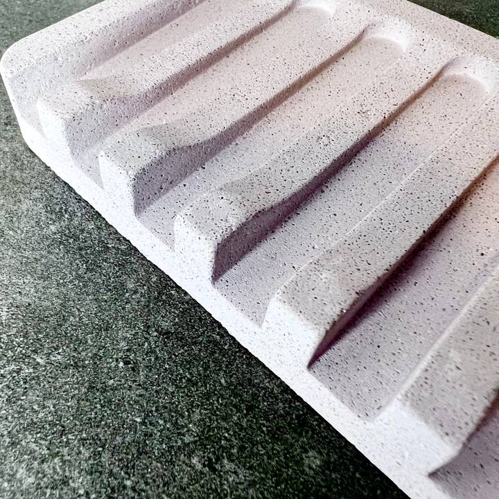 EMB Pretty – Großhandel Badeseifenschale – Grobe Seifenschale, Seifenstange aus Marmor, Badezimmer aus Stein, modern