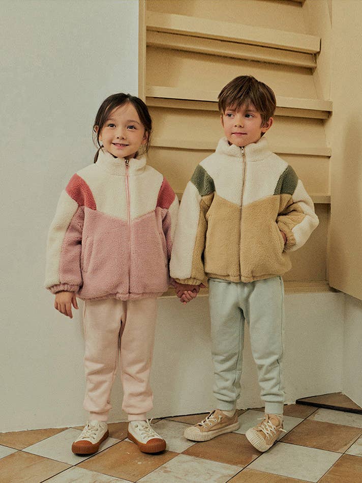 ToTo Heros - Wholesale Fleece - Kids - Color Block Fleece Jacket6