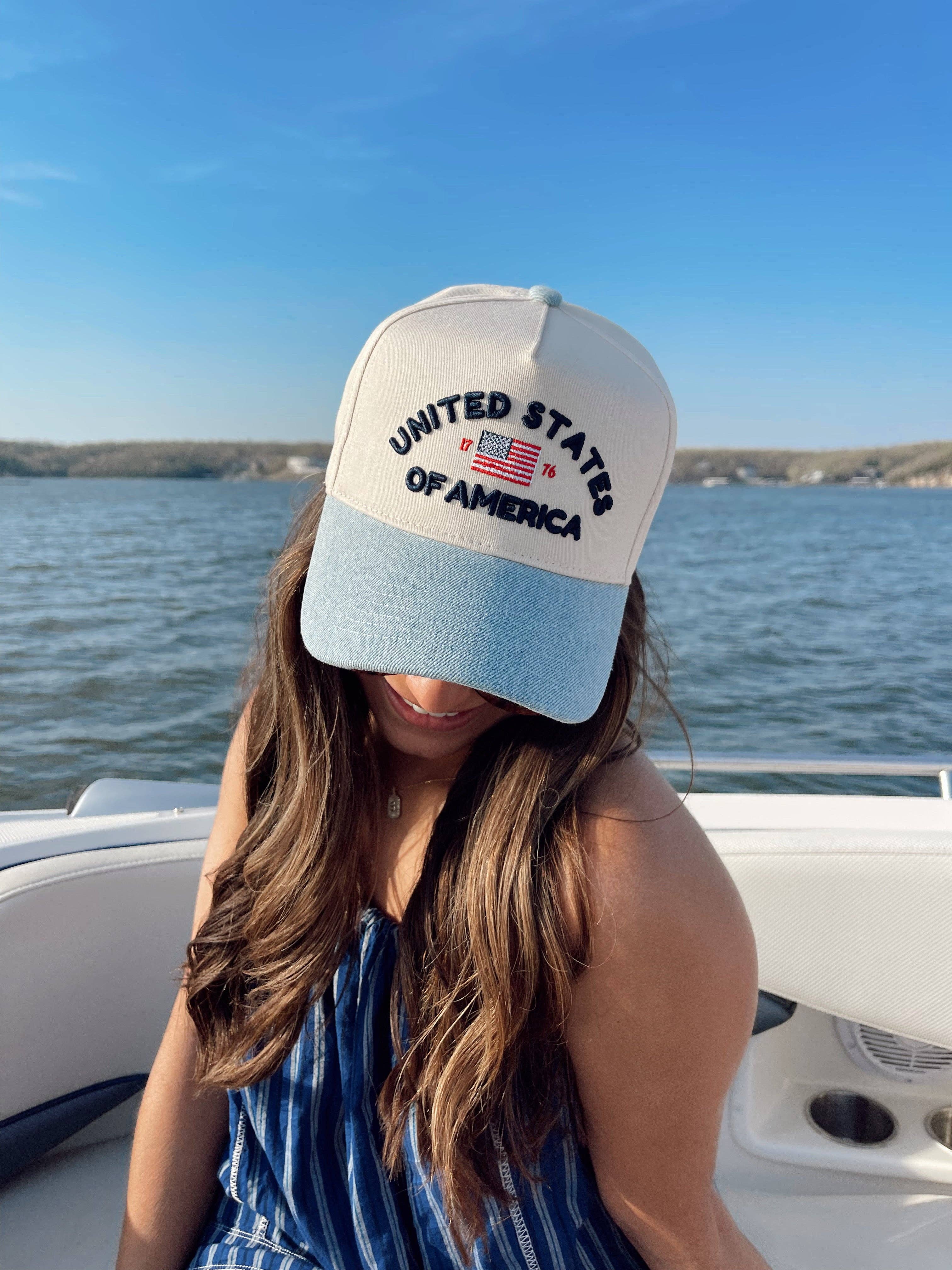 KENZKUSTOMZ - Wholesale Trucker Hat - Women's - United States of America - Denim Blue Vintage Trucker Hat2