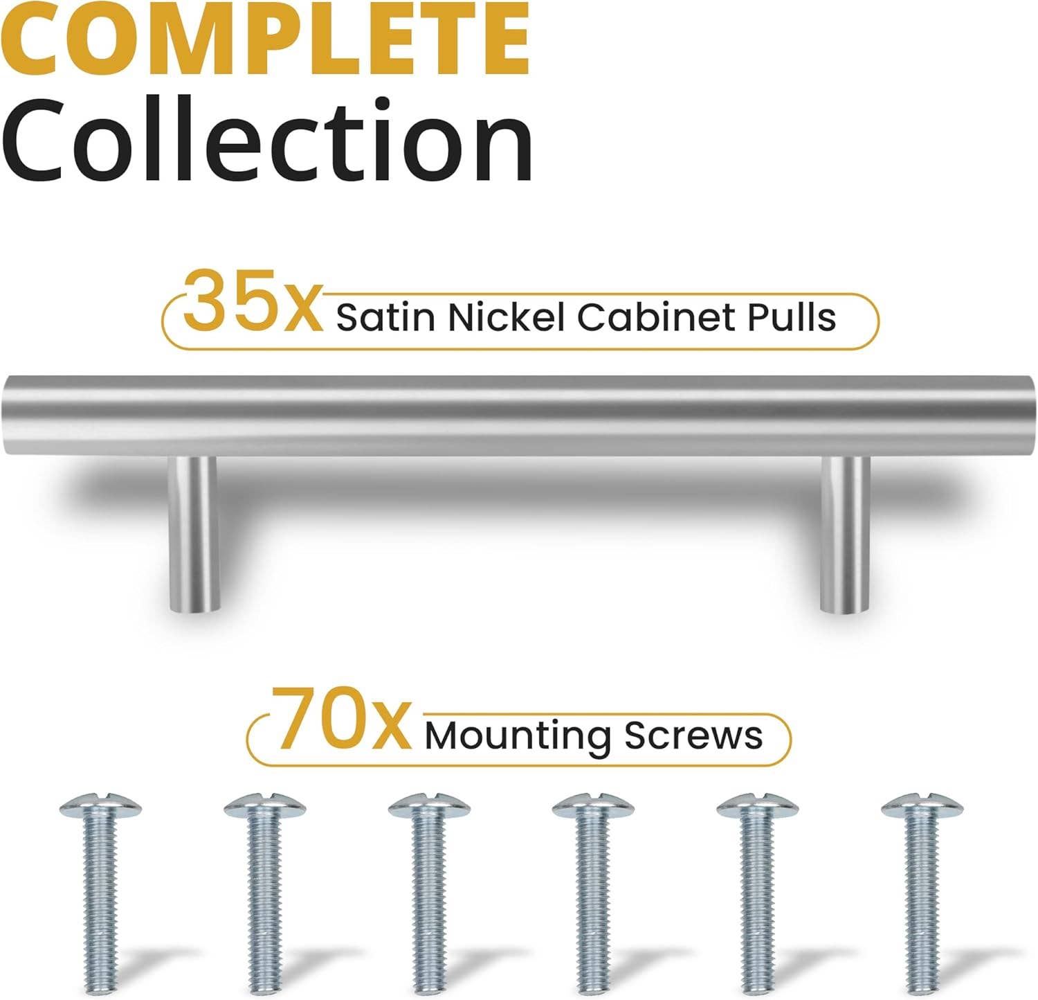 Mega Handles - Wholesale Knob/Pull - Canara Round Cabinet Pulls | Satin Nickel6