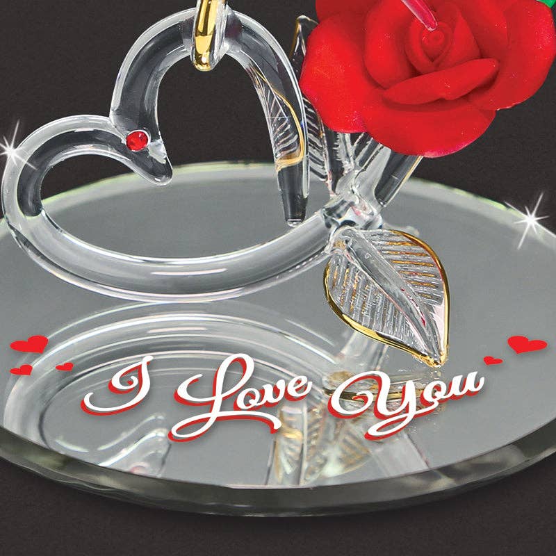 Glass Baron - Wholesale Decorative Figurine - P3 353-L: Humminbird of Love3