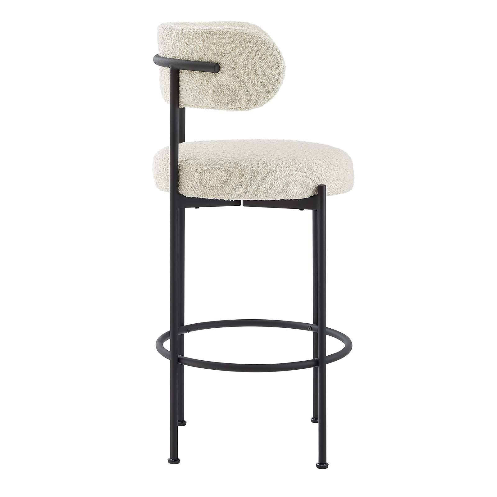 Modway - Wholesale Stool - Albie Boucle Fabric Bar Stools - Set of 22