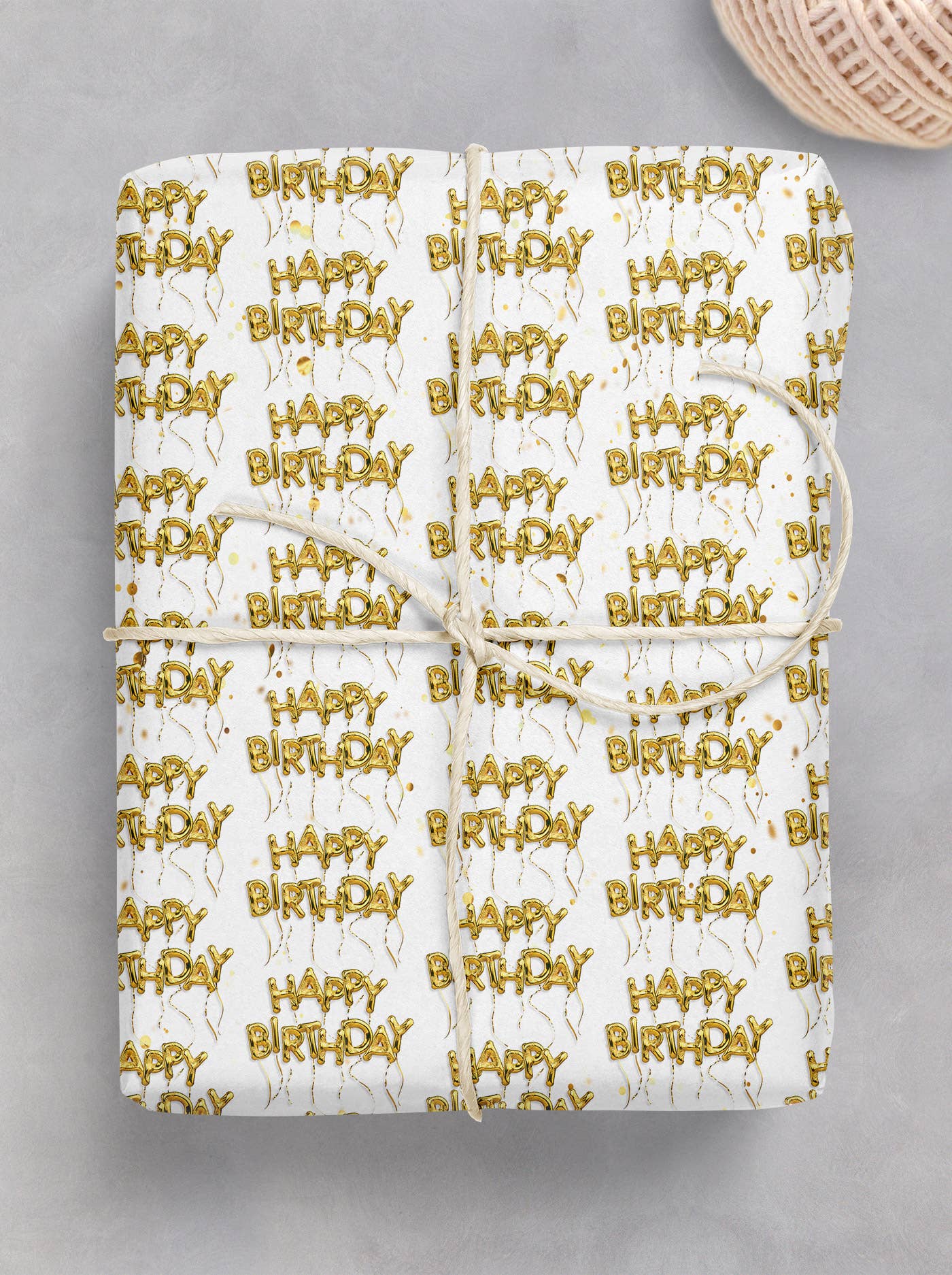 Brainbox Candy - Wholesale Flat Wrap - Lovely Gift Wrap Happy Birthday Blooney by Brainbox Candy1