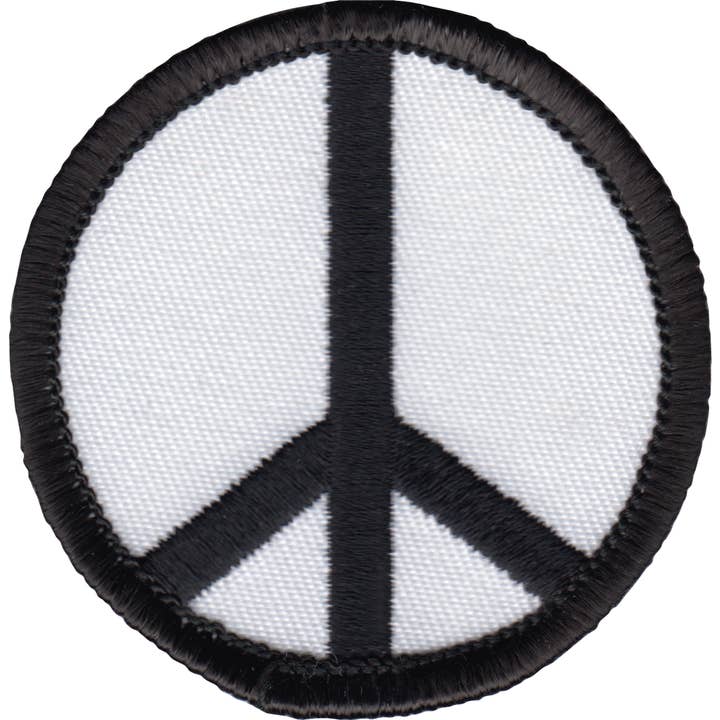 Square Deal Recordings & Supplies - Wholesale Patch - Patch - Peace Sign - 2 Inch - Six Color Options