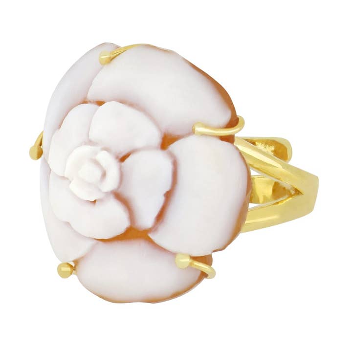 Blomst camé ring - Frida for engroshandel hos Nivy