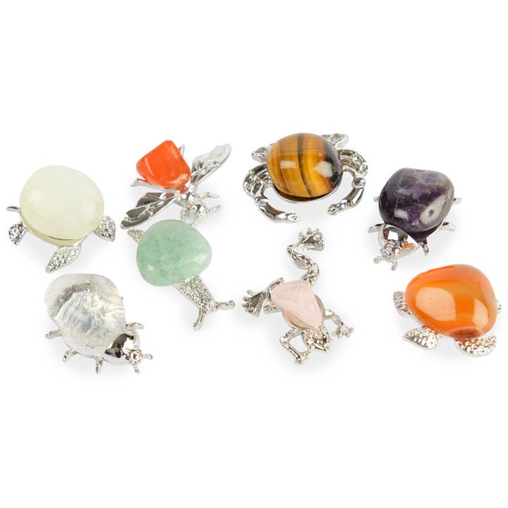 British Fossils - Wholesale Spiritual Stone/Crystal - Gemstone Animals Pack