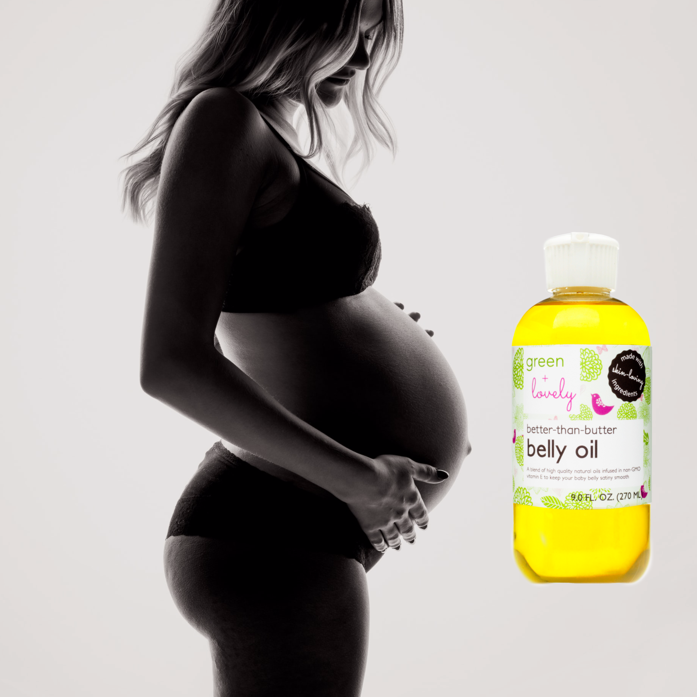 green + lovely - Wholesale Belly Oil/Butter - Maternity - Better Than Butter Belly Oil, Pregnancy, 9 fl oz4