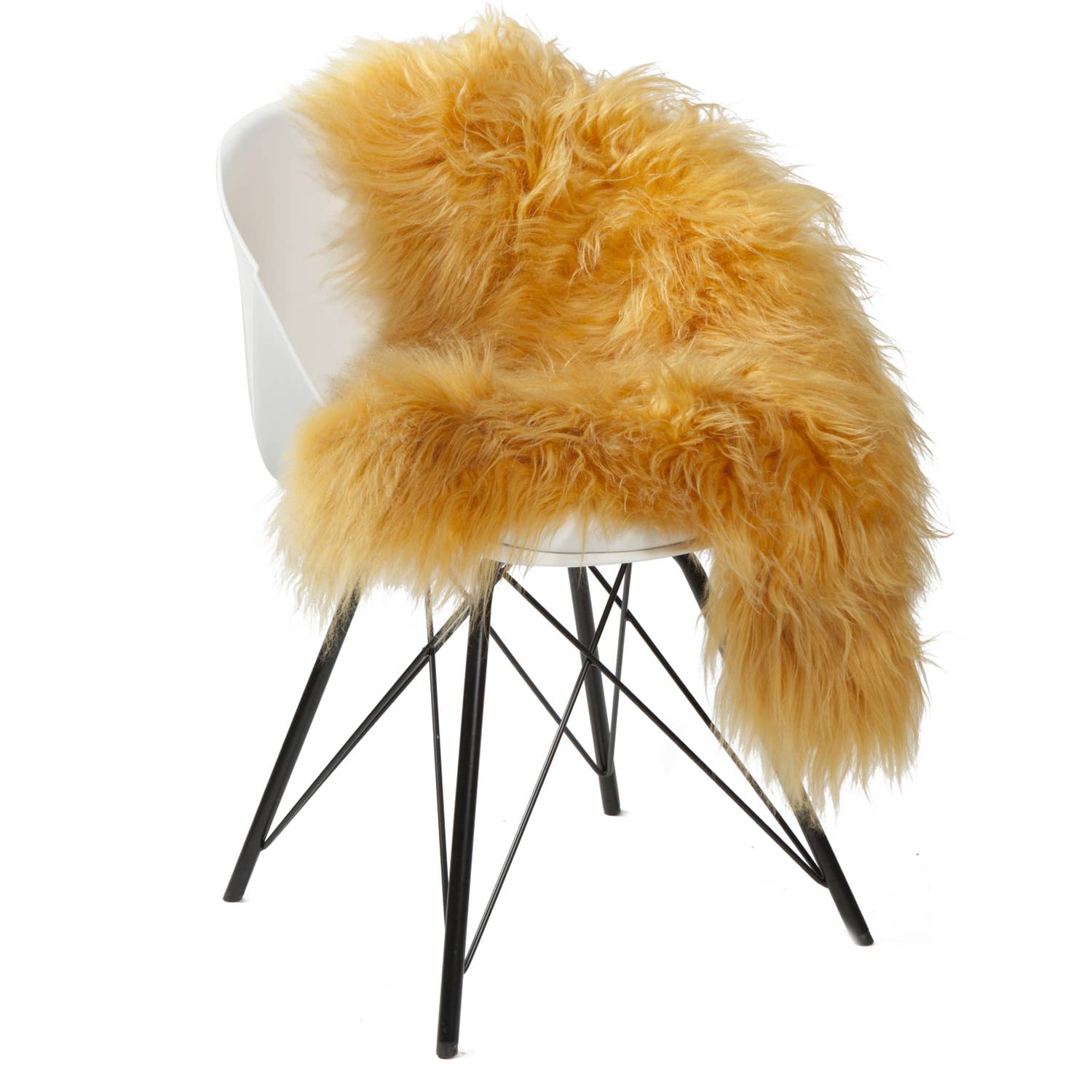 DYRESKINN® - Wholesale Area Rug - Sheepskin Icelandic yellow 90-110cm0