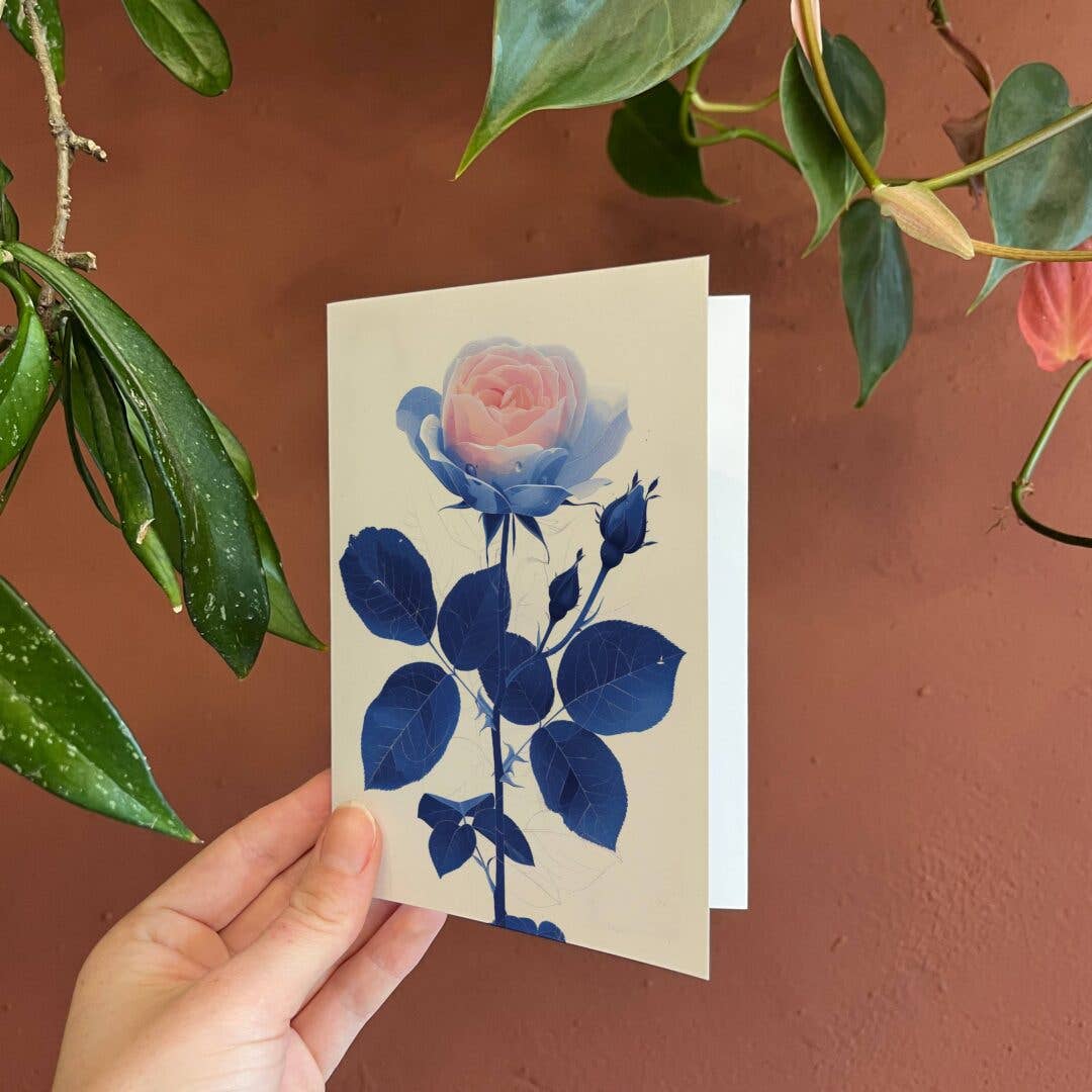 Botanopia - gifts , decor and cards for plant lovers – Engroshandel Fødselsdagskort – Rose | Hverdagskort | Fødselsdagskort med månedsblomst5