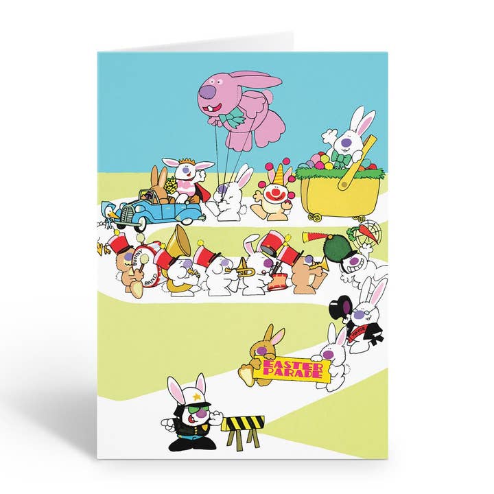 Fun Easter Parade Blank Note Cards & Envelopes for wholesale by Stonehouse Collection