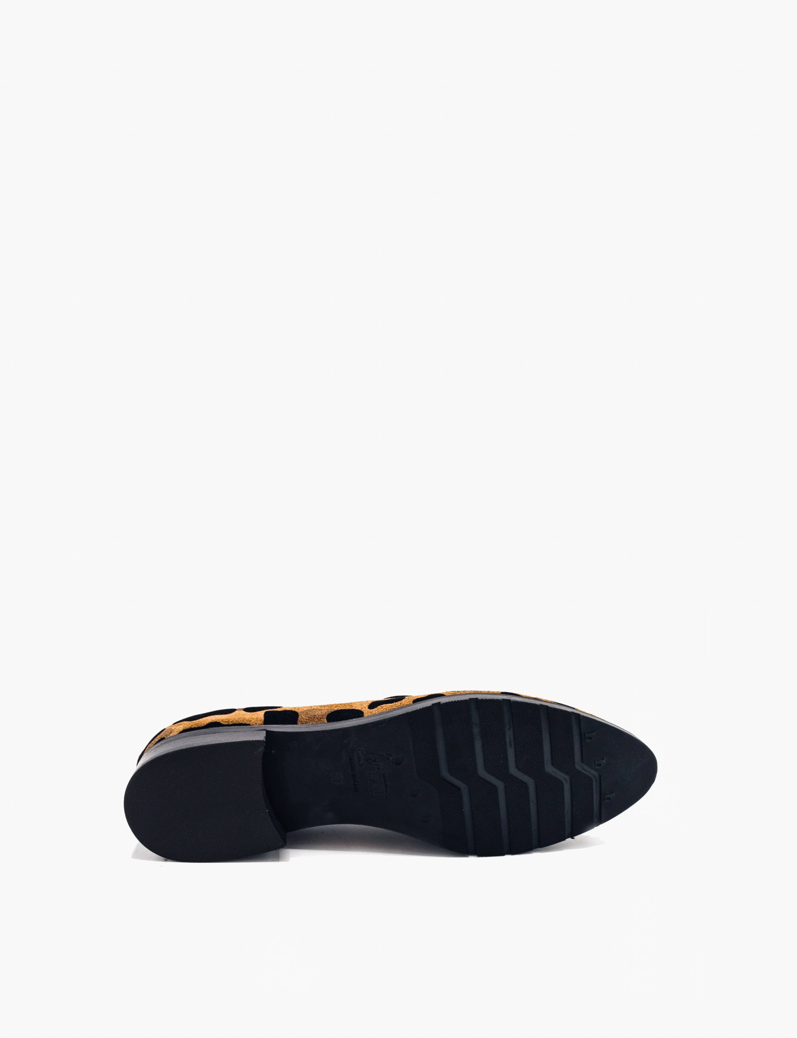 Luca Grossi – Engroshandel Loafer – Kvinder – Loafer i kalveskind med leopardmønster og ruskind4