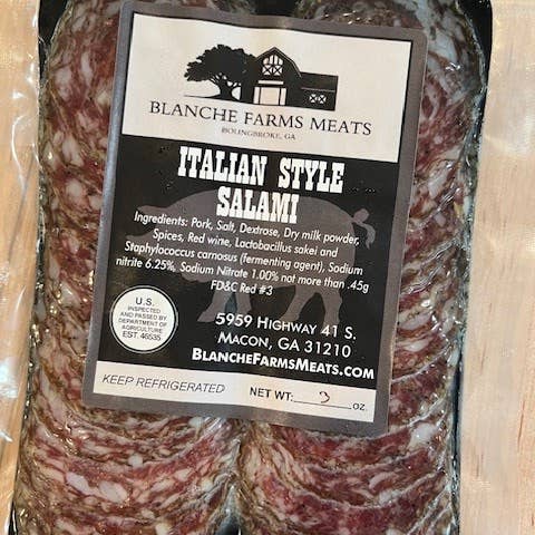 Blanche Farms Meats - Wholesale Salami - ITALIAN SALAMI
