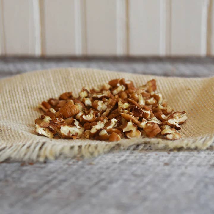 Schermer Pecans - Wholesale Nuts - PECAN PIECES (chopped medium) - GA Grown - 24 bags/case1