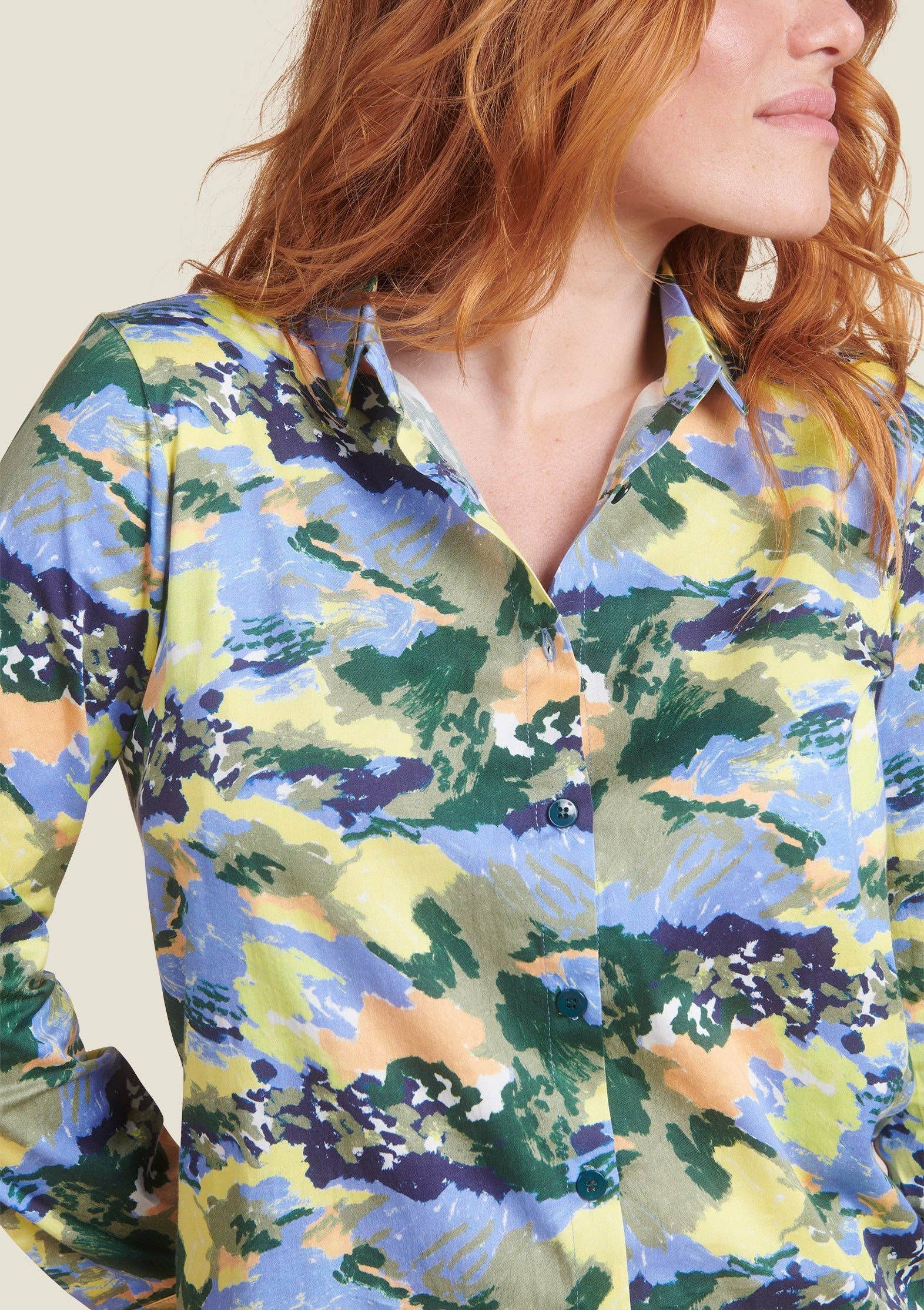 MADE IN SENS - Wholesale Button Down Shirt - Women's - DEAR BLUE STORMS3