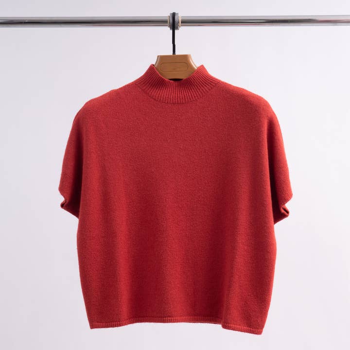 Cecile Wang - Wholesale Knit Sweater - Women's - Sleeveless high-neck top YF570334