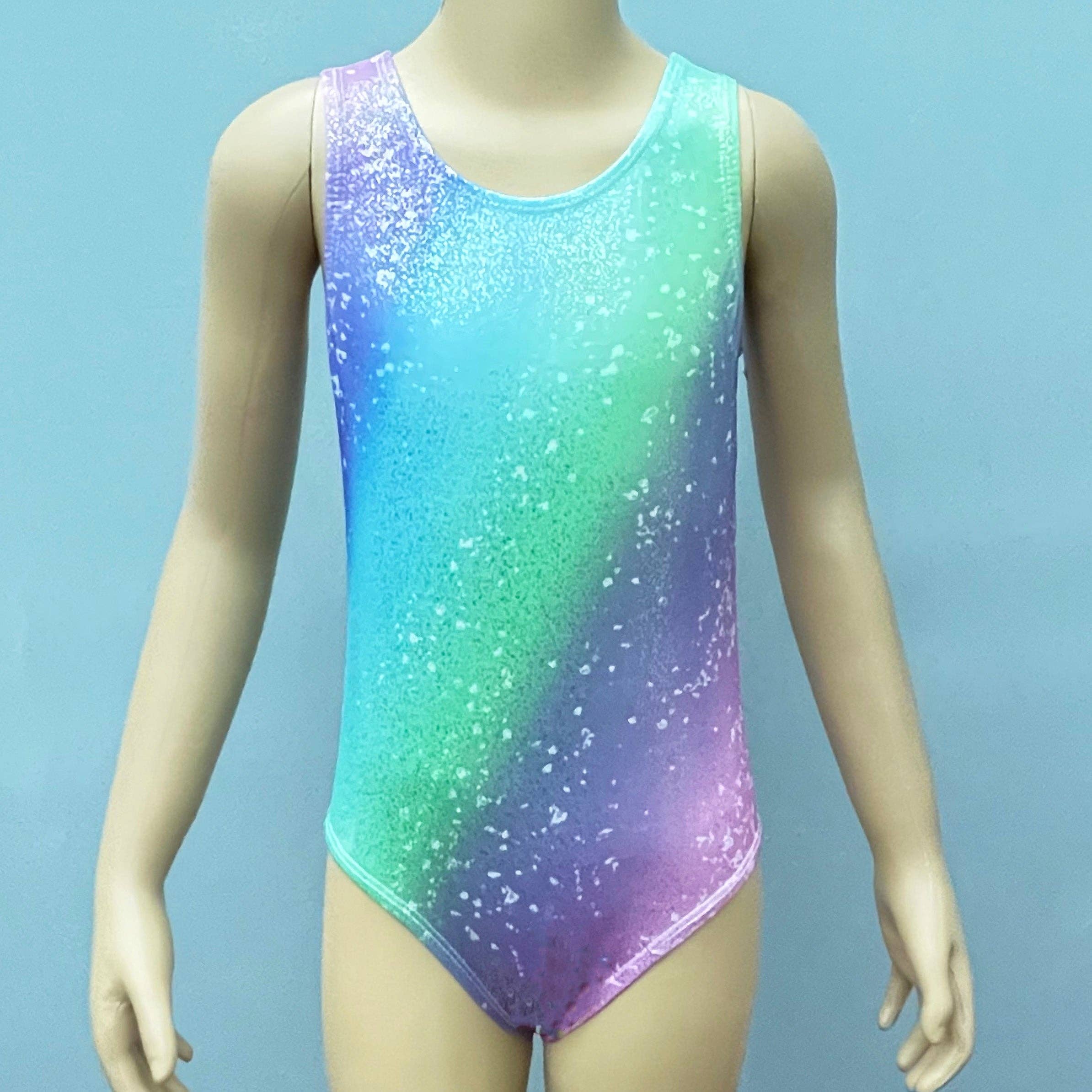 Wenchoice - Wholesale Leotard - Kids - Kid's Rainbow Leotard With Hair Band1