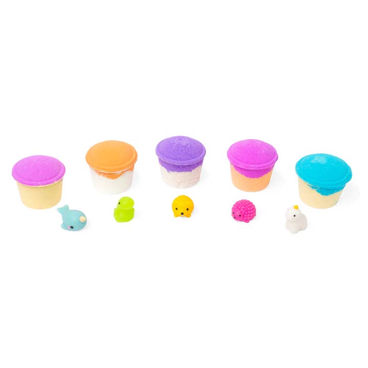 Purposeful Bliss - Fizzy Magic - Wholesale Bath Bomb/Fizz - Cupcake Shaped Bath Bombs with Toy Surprise Inside 3