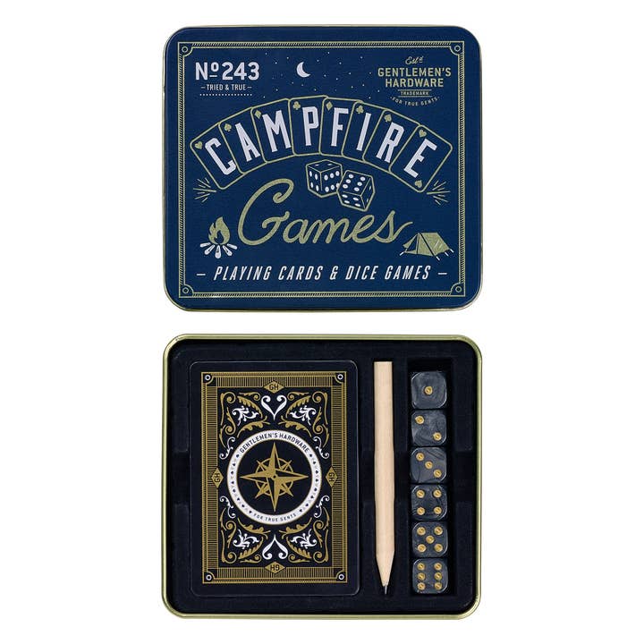 Gentlemen's Hardware Campfire Games for wholesale by Designworks Collective