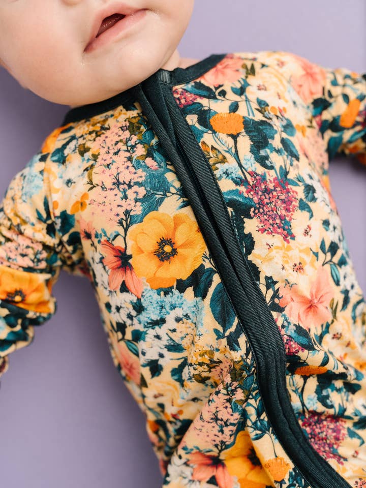 Little One Shop - Wholesale Clothing Set - Baby - Wildflower Bamboo Sleeper