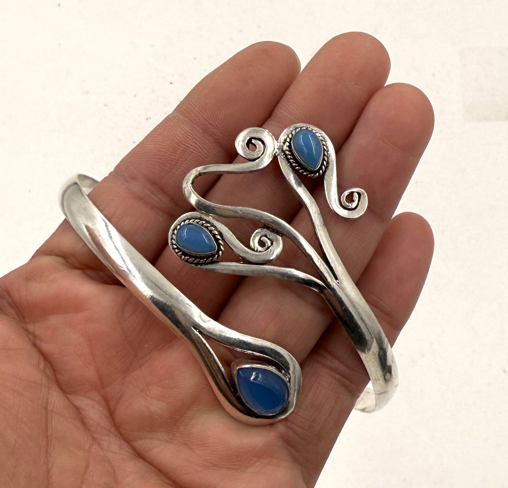 Lungta Imports - Wholesale Cuff Bracelet - Handcrafted Arm Cuff Bracelet Armlet Armband With Stones 10