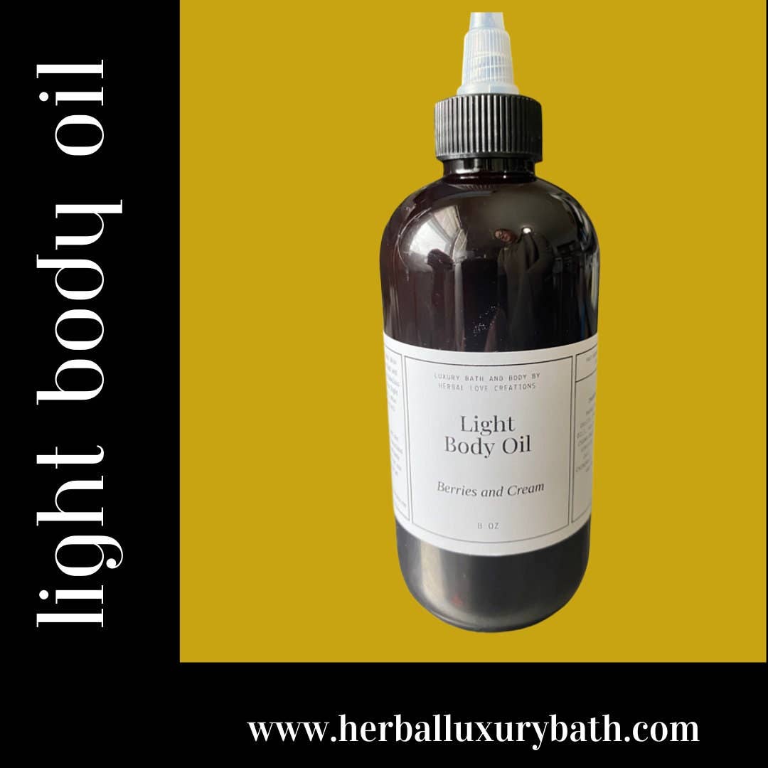 Herbal Love Creations- Luxury Bath and Body - Wholesale Bath/Body Oil - Half Gallon Wholesale Light Body Oil - Bottle7