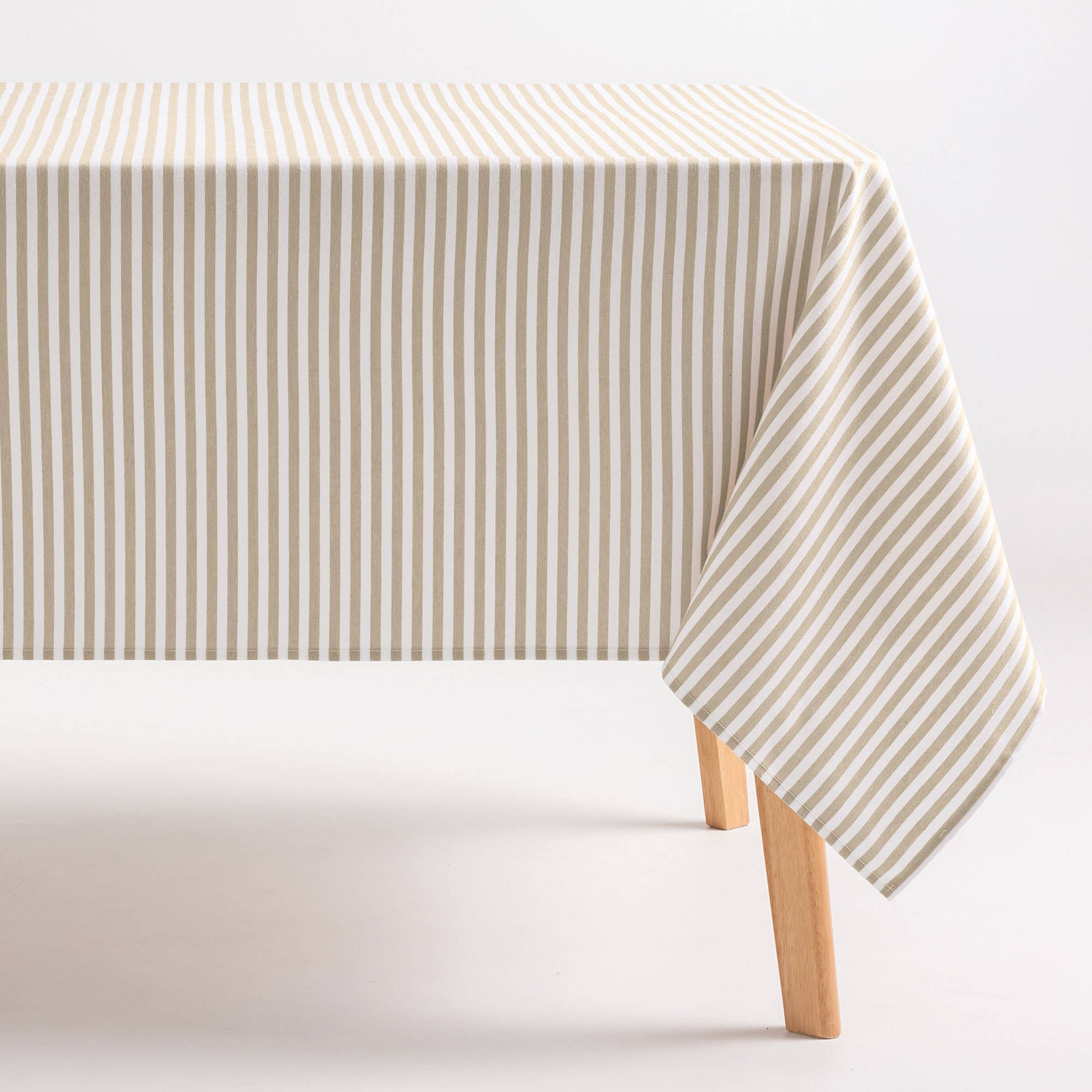 GAMUSI - Vente Nappes - Nappe anti-taches coton toucher tissu rayures ARENZA5