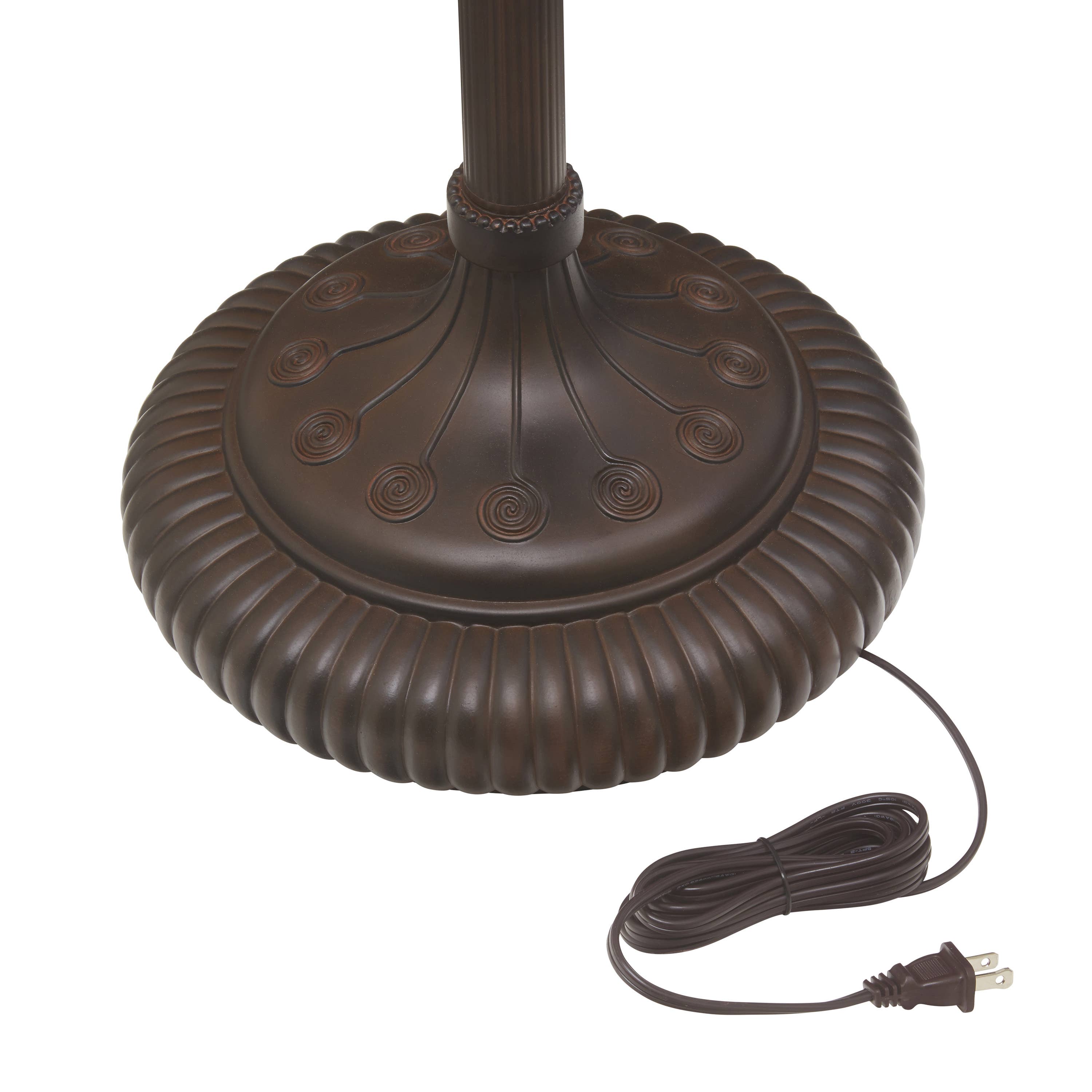 River of Goods - Wholesale Floor Lamp - 65"H Hampstead Green Tiffany Style Stained Glass Floor Lamp11