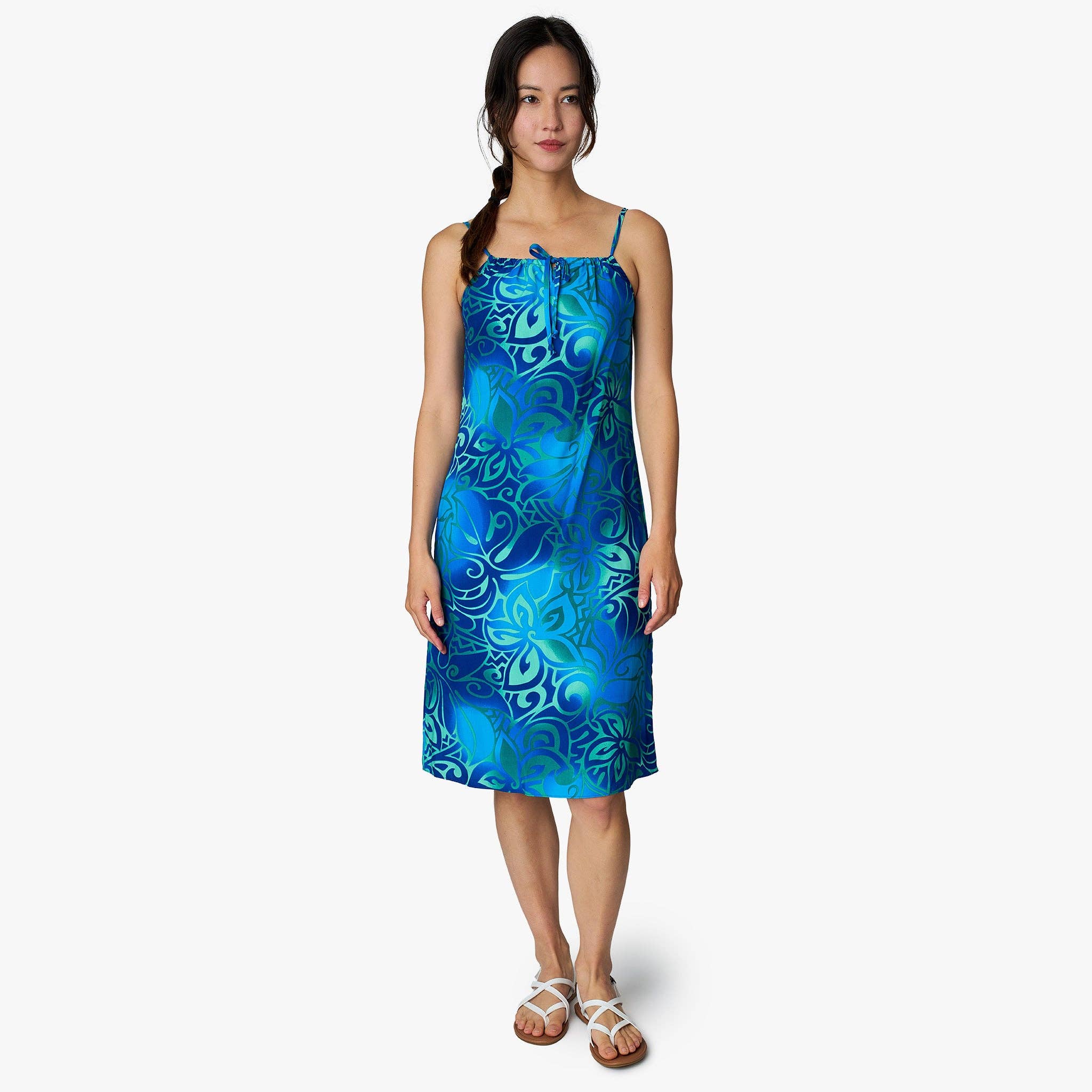 Hilo Hattie - Wholesale Dress - Women's - Tribal Tiare Dress with Front Tie Strap2