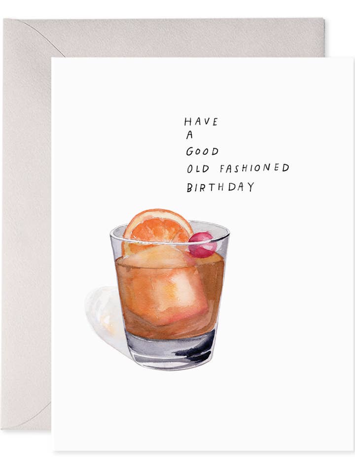 Old Fashioned | Birthday Greeting Card and other Purchase Wholesale hl1788. Free Returns & Net 60 Terms on Faire trending on Faire.