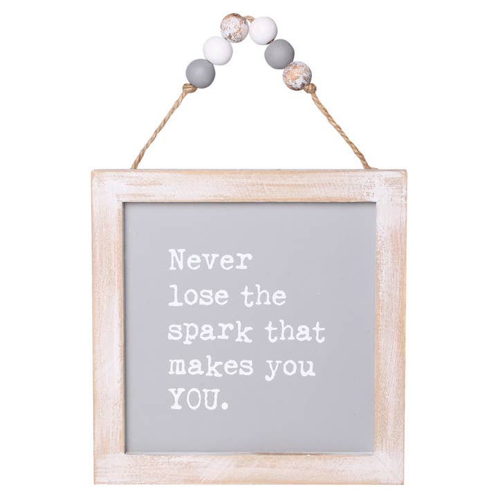 PS-7827 - Lose Spark Beaded Sign for wholesale by Collins Painting & Design