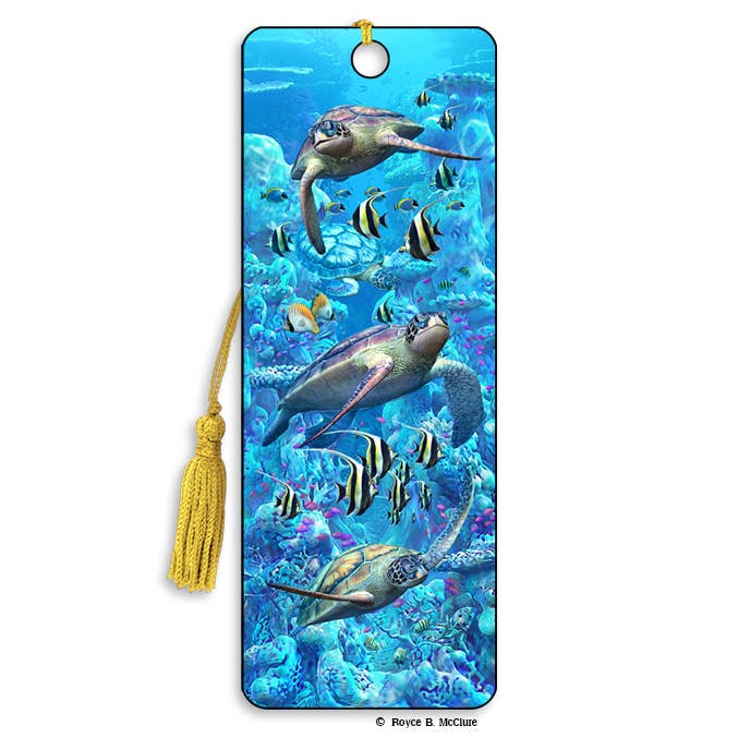 Artgame Ltd. - Wholesale Bookmark - 3D Royce bookmark - Turtle Town