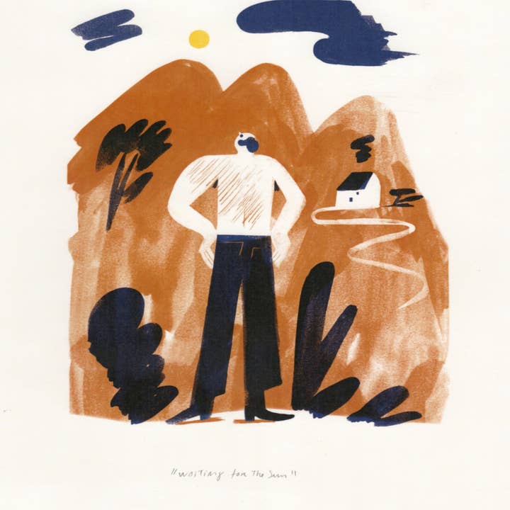 Digitaldruck - Waiting For The Sun für den Großhandel von Matilde Beldroega